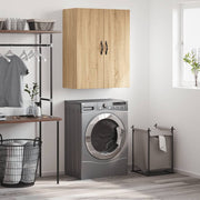Wandkast 69,5x34x90 cm bewerkt hout sonoma eiken