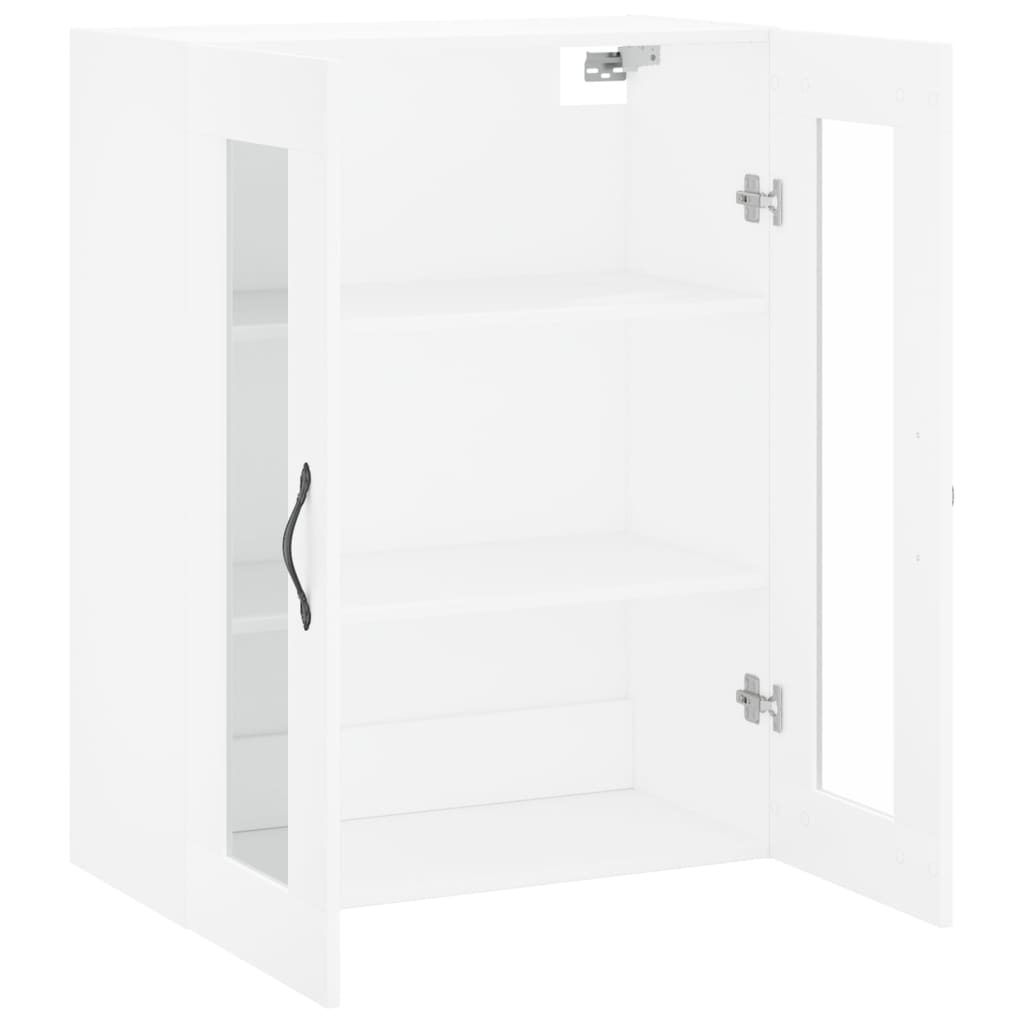 Wandkast 69,5X34X90 Cm Bewerkt Hout Wit