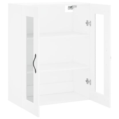 Wandkast 69,5X34X90 Cm Bewerkt Hout Wit