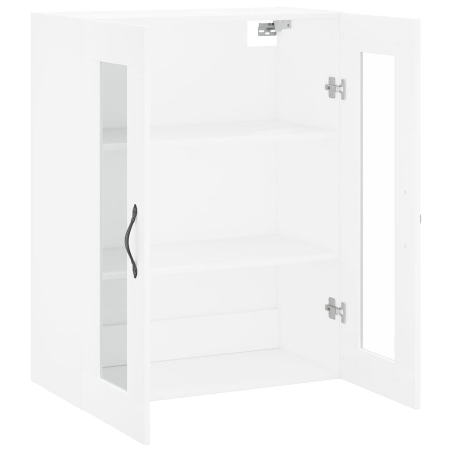 Wandkast 69,5X34X90 Cm Bewerkt Hout Wit