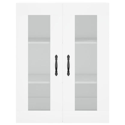 Wandkast 69,5X34X90 Cm Bewerkt Hout Wit