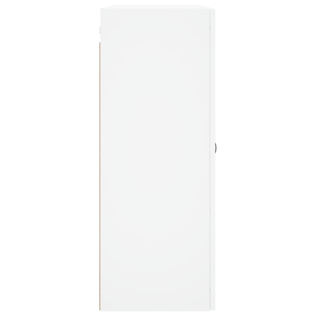 Wandkast 69,5X34X90 Cm Bewerkt Hout Wit