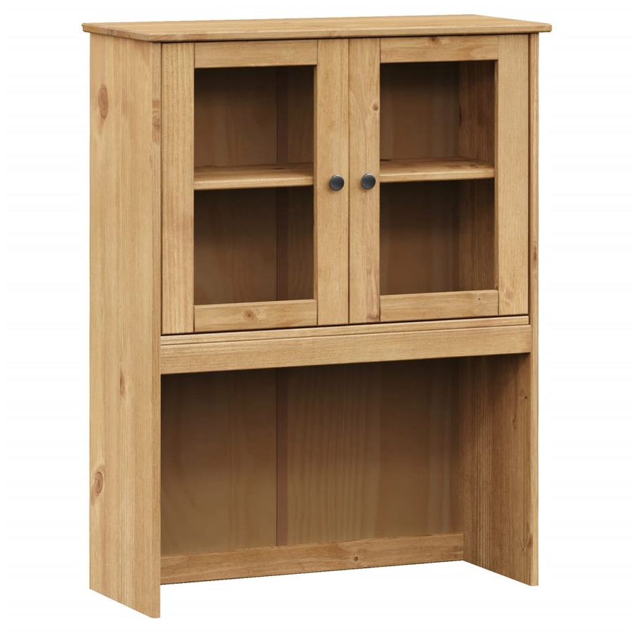 Hoge Kast Vigo 80X40X176 Cm Massief Grenenhout Bruin