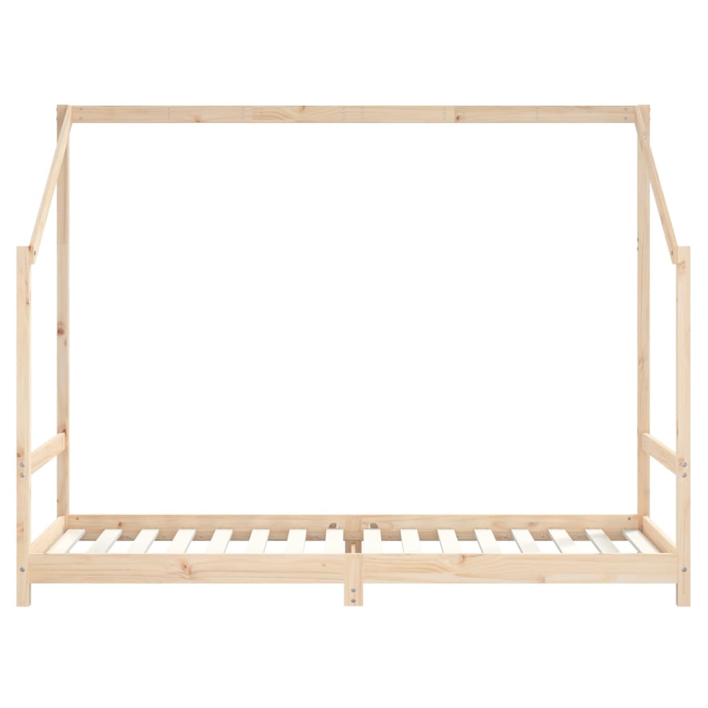 Kinderbedframe 80X200 Cm Massief Grenenhout