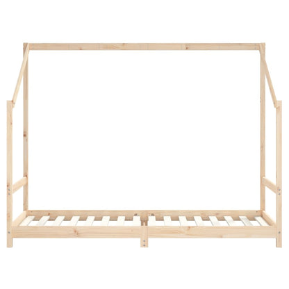 Kinderbedframe 80X200 Cm Massief Grenenhout