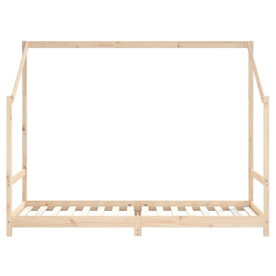 Kinderbedframe 80X200 Cm Massief Grenenhout
