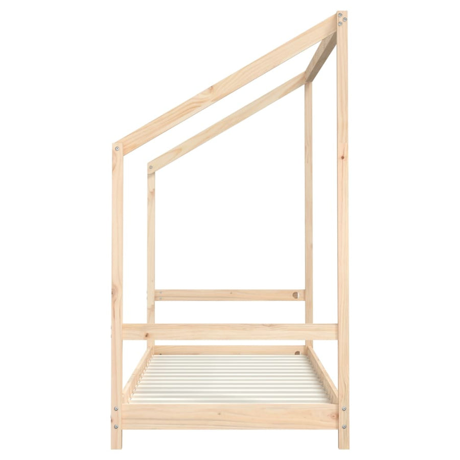 Kinderbedframe 80X200 Cm Massief Grenenhout