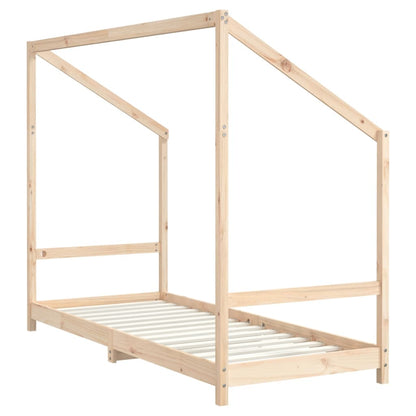 Kinderbedframe 80X200 Cm Massief Grenenhout