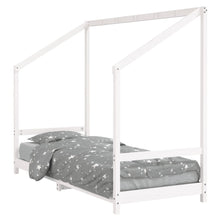 Kinderbedframe 80X200 Cm Massief Grenenhout Wit