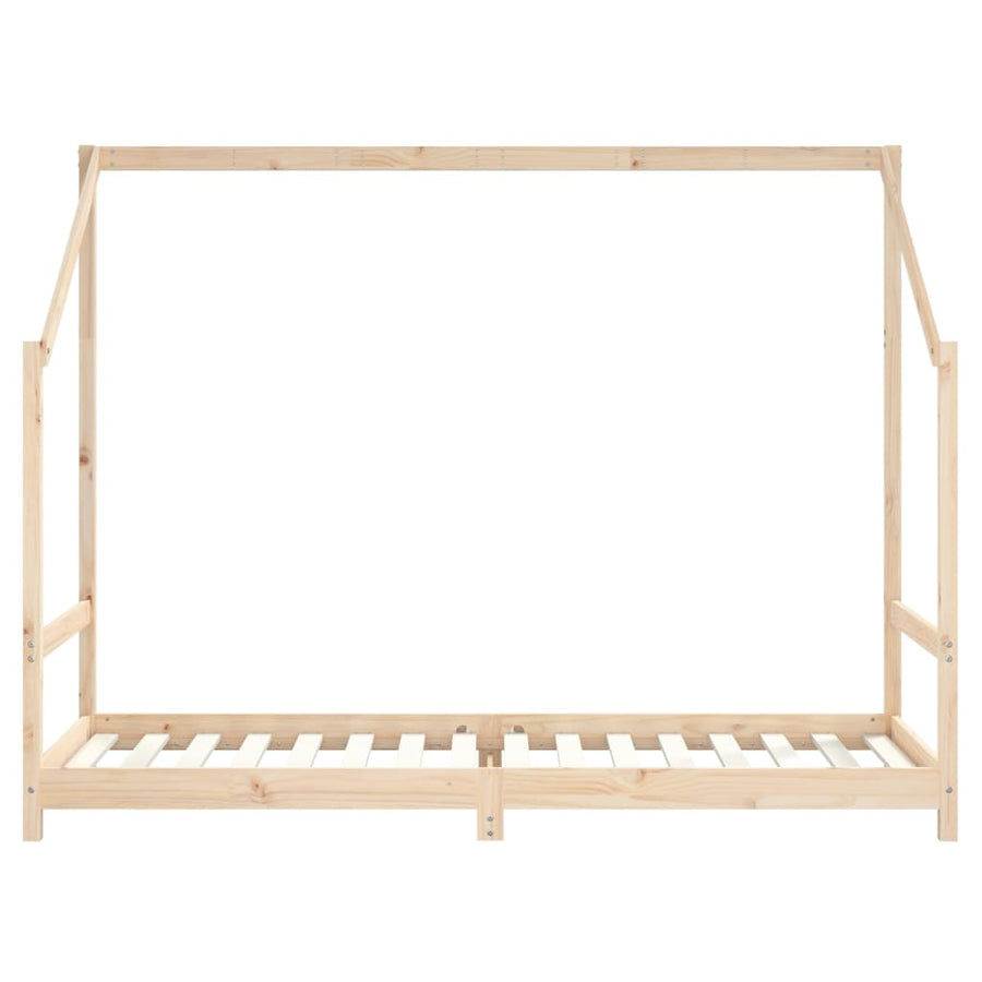 Kinderbedframe 90X200 Cm Massief Grenenhout