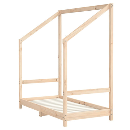 Kinderbedframe 70X140 Cm Massief Grenenhout