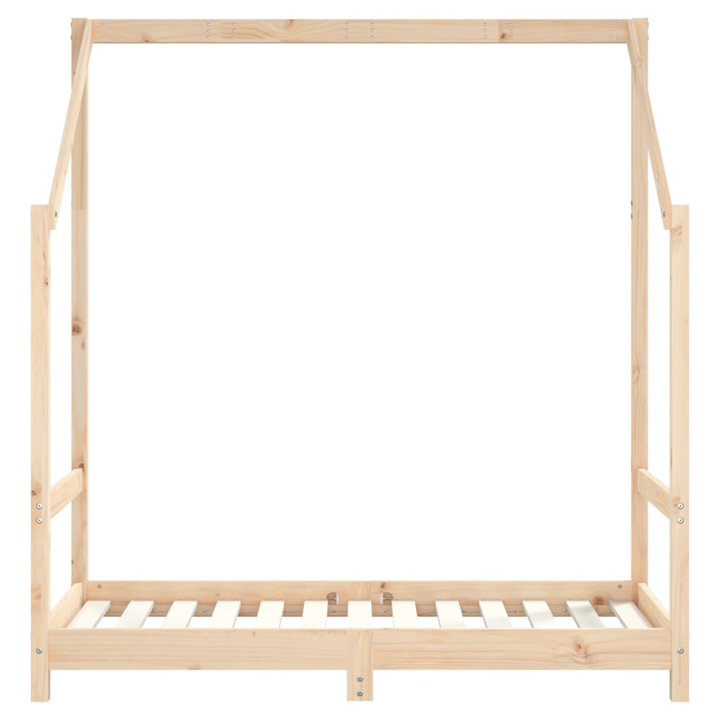 Kinderbedframe 70X140 Cm Massief Grenenhout