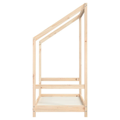 Kinderbedframe 70X140 Cm Massief Grenenhout