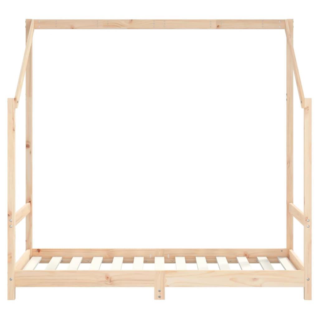 Kinderbedframe 80X160 Cm Massief Grenenhout