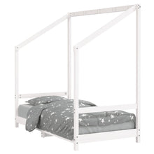 Kinderbedframe 80X160 Cm Massief Grenenhout Wit