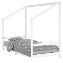 Kinderbedframe 90X190 Cm Massief Grenenhout Wit