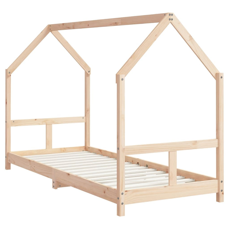 Kinderbedframe 80X200 Cm Massief Grenenhout
