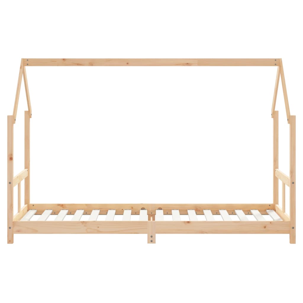 Kinderbedframe 80X200 Cm Massief Grenenhout