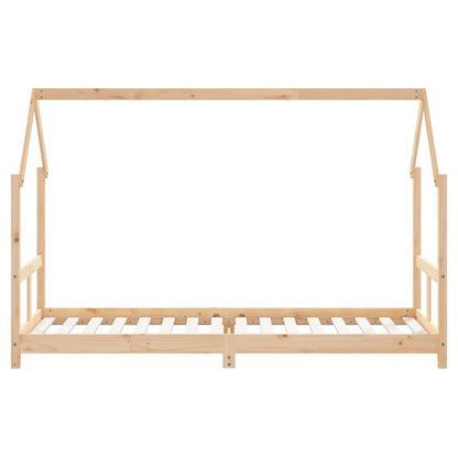 Kinderbedframe 80X200 Cm Massief Grenenhout