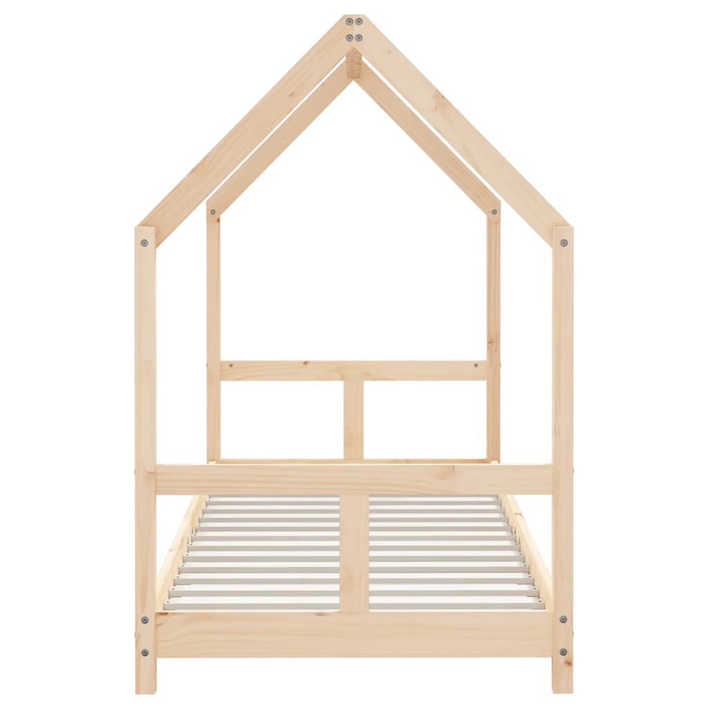 Kinderbedframe 80X200 Cm Massief Grenenhout