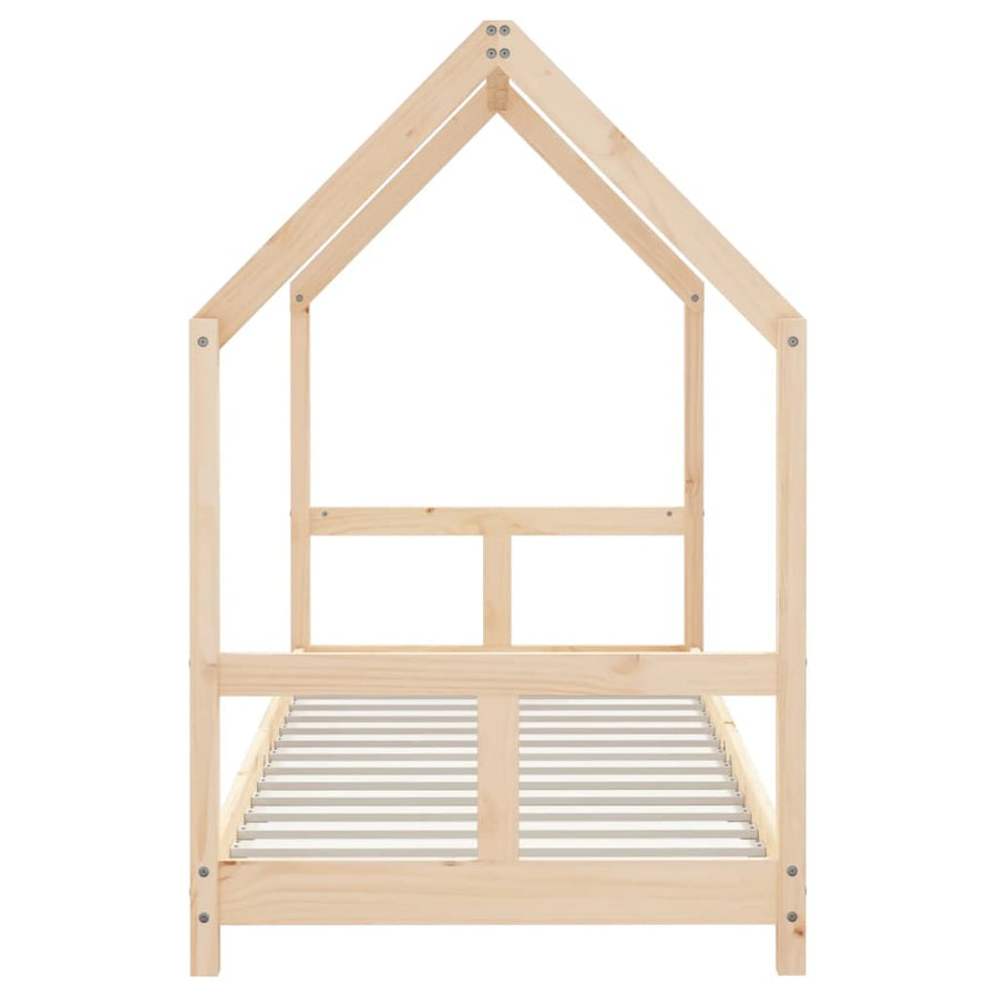 Kinderbedframe 80X200 Cm Massief Grenenhout