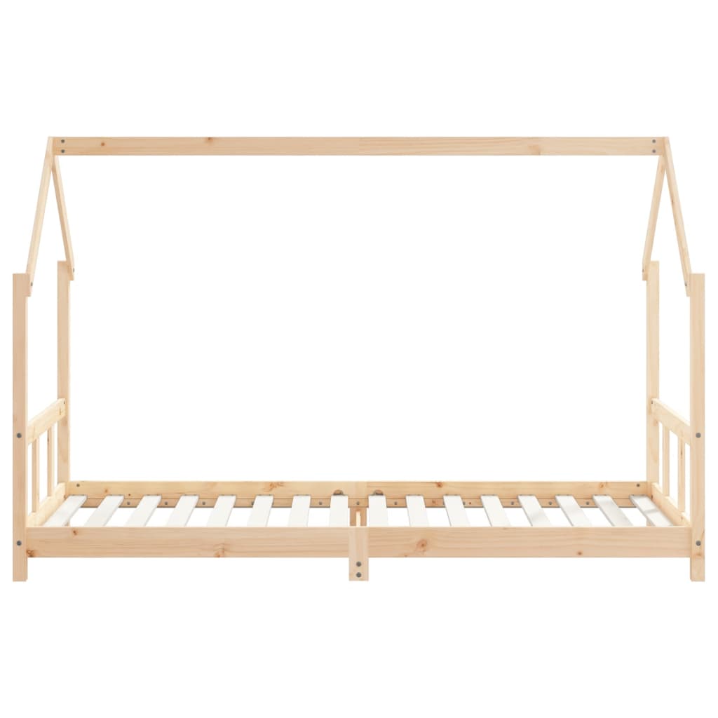 Kinderbedframe 90X200 Cm Massief Grenenhout