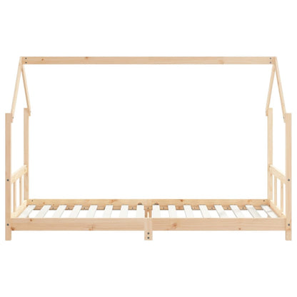 Kinderbedframe 90X200 Cm Massief Grenenhout
