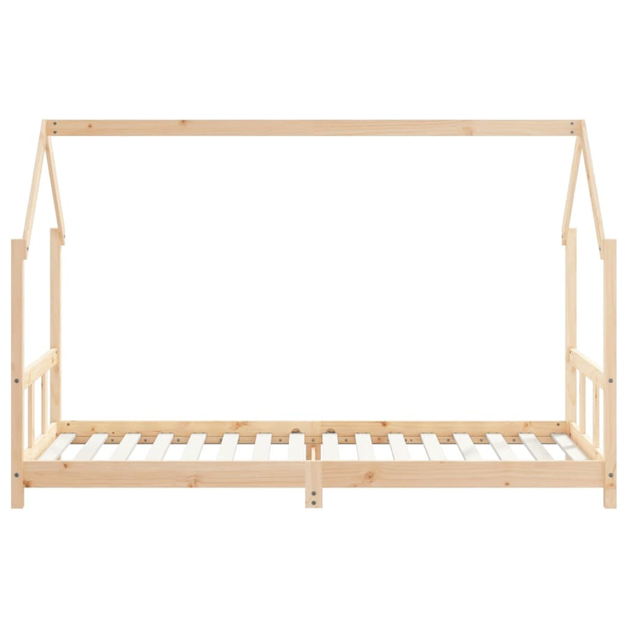 Kinderbedframe 90X200 Cm Massief Grenenhout