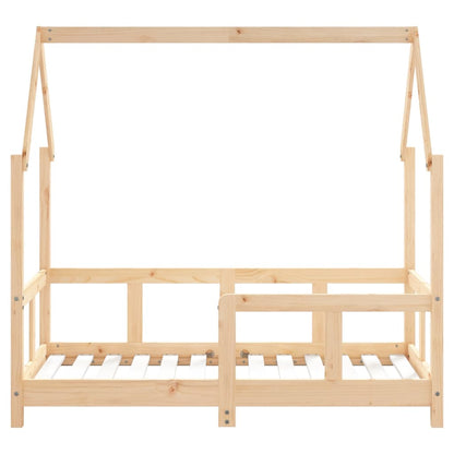 Kinderbedframe 70X140 Cm Massief Grenenhout