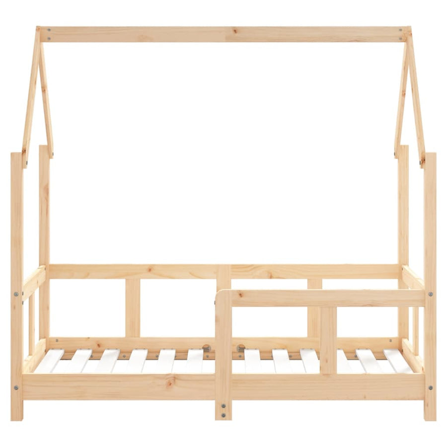 Kinderbedframe 70X140 Cm Massief Grenenhout