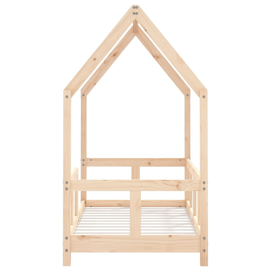 Kinderbedframe 70X140 Cm Massief Grenenhout