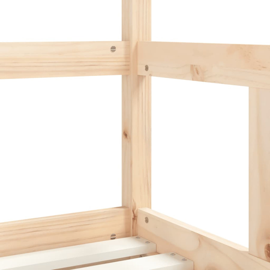 Kinderbedframe 70X140 Cm Massief Grenenhout