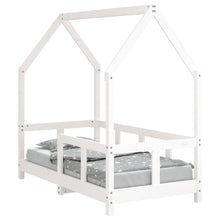 Kinderbedframe 70X140 Cm Massief Grenenhout Wit