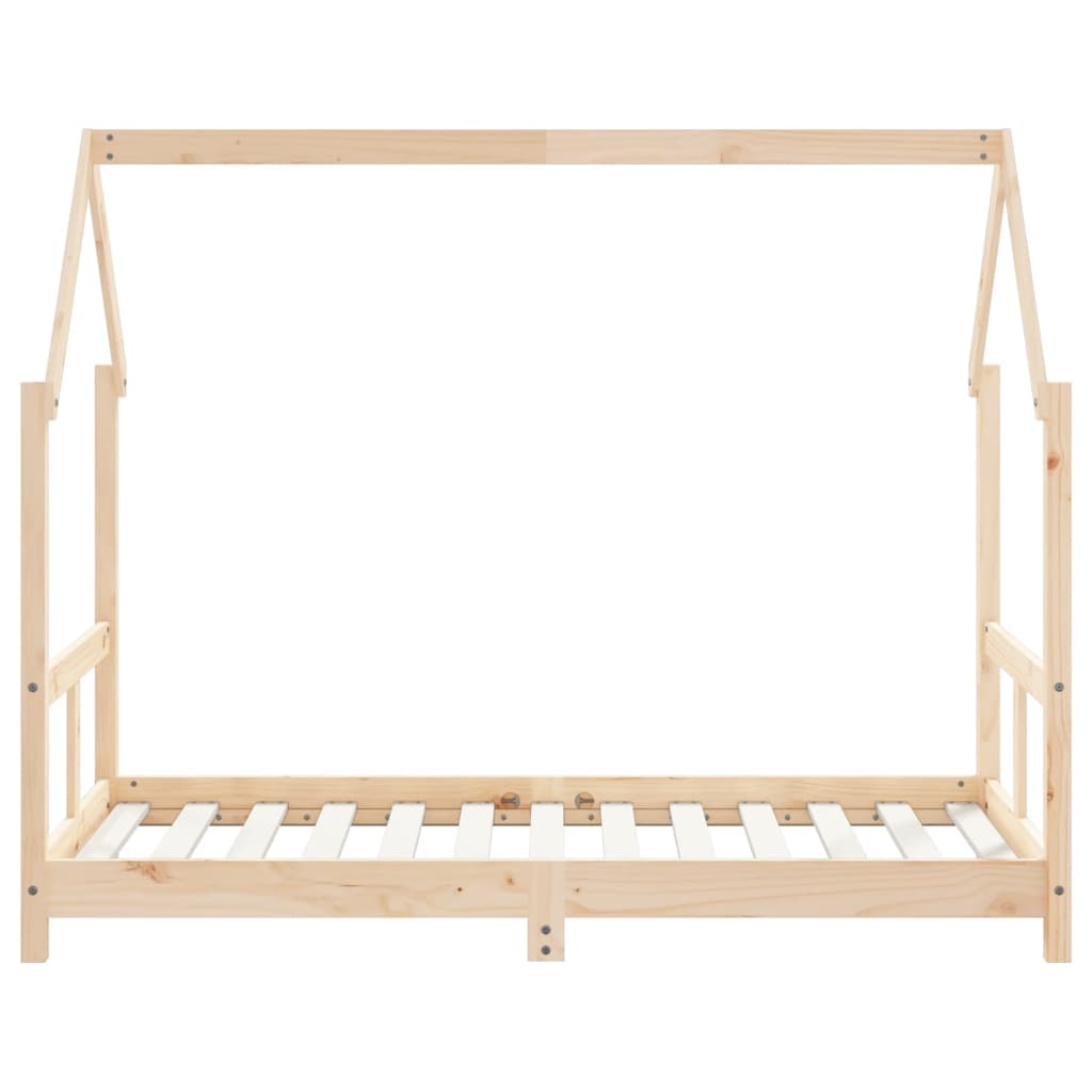Kinderbedframe 80X160 Cm Massief Grenenhout