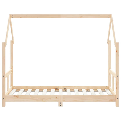 Kinderbedframe 80X160 Cm Massief Grenenhout