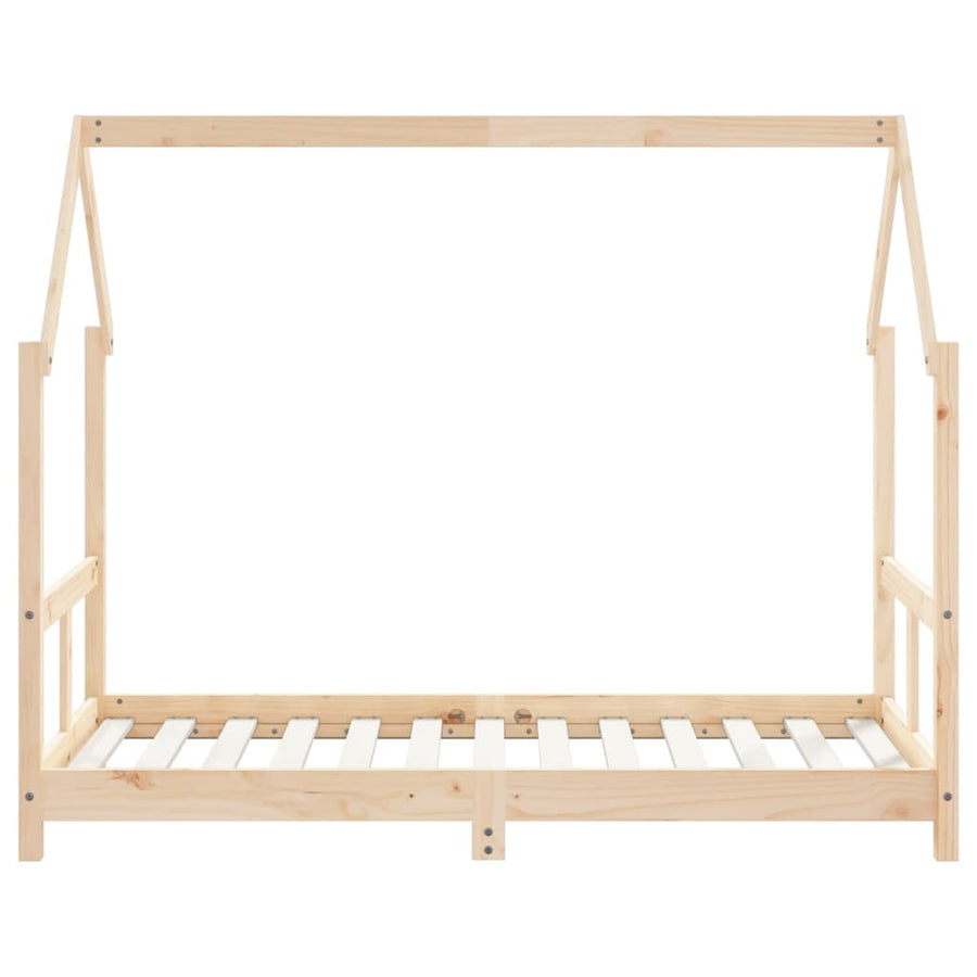 Kinderbedframe 80X160 Cm Massief Grenenhout