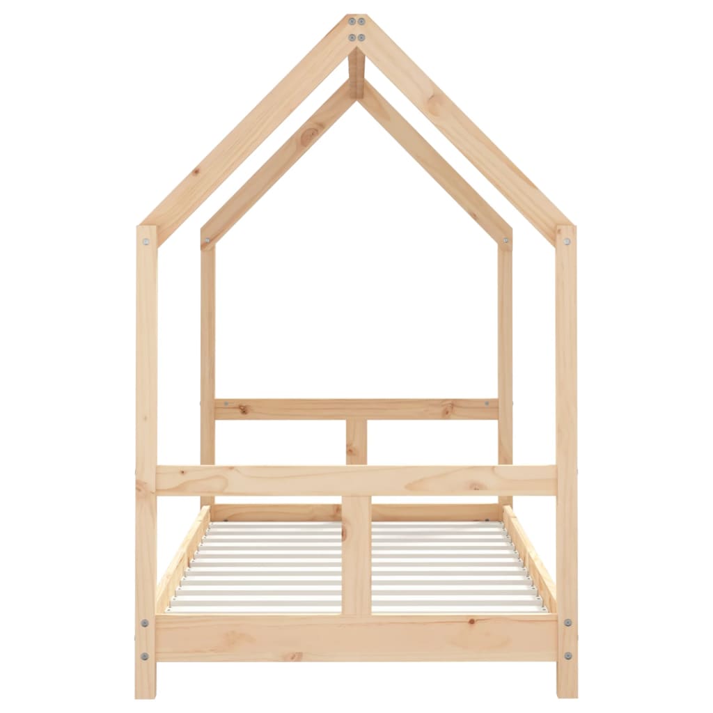 Kinderbedframe 80X160 Cm Massief Grenenhout