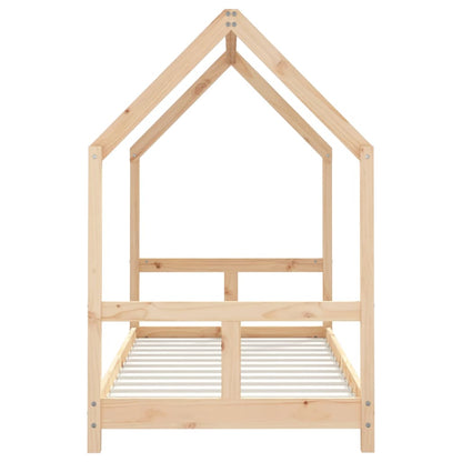 Kinderbedframe 80X160 Cm Massief Grenenhout