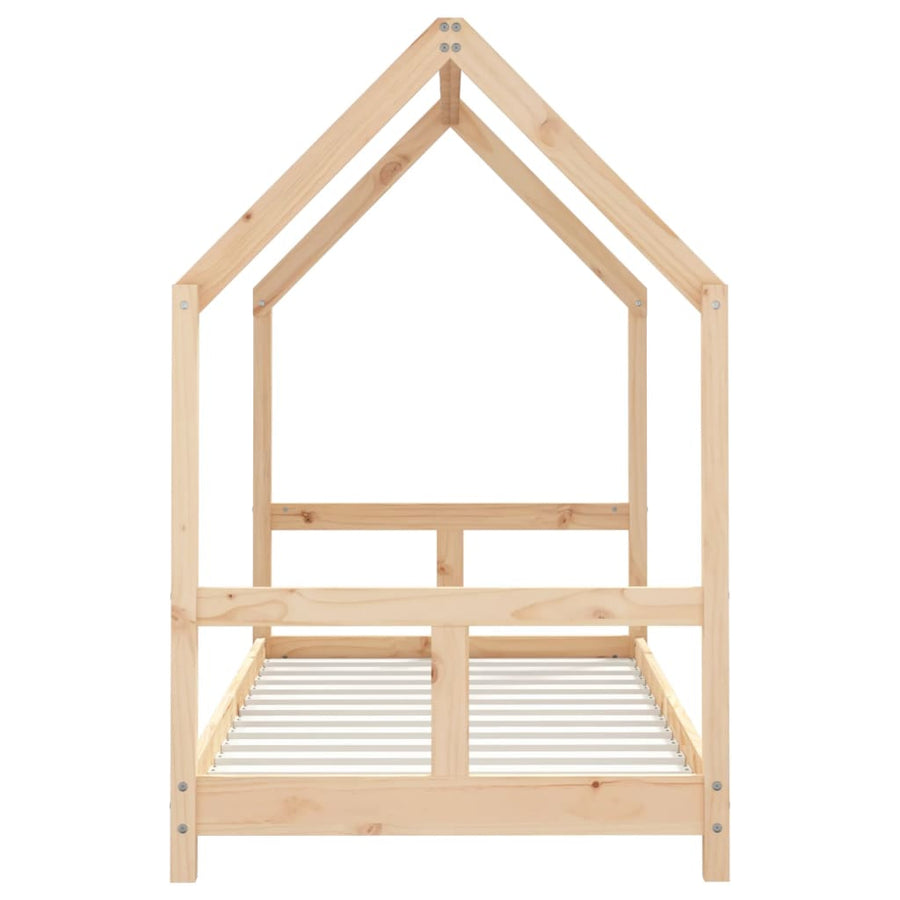 Kinderbedframe 80X160 Cm Massief Grenenhout