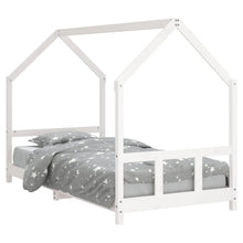 Kinderbedframe 90X190 Cm Massief Grenenhout Wit