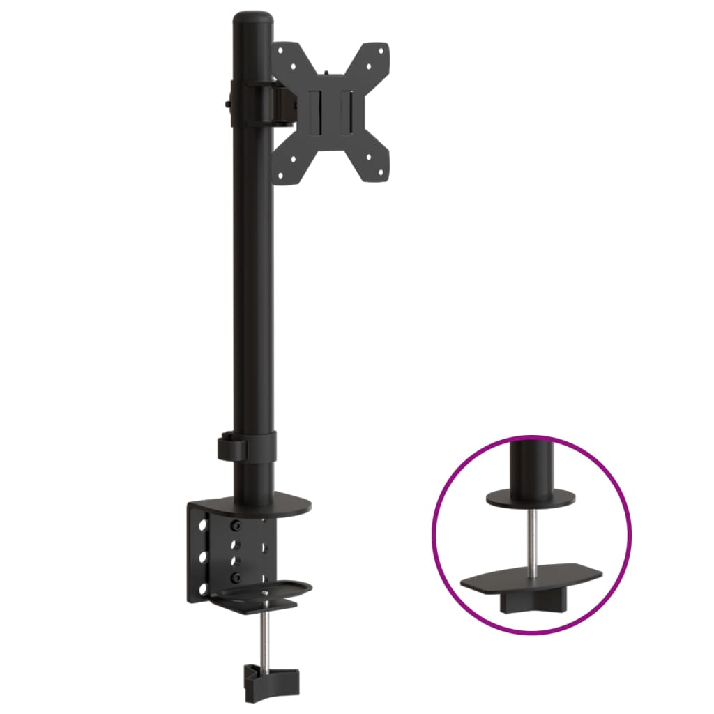 Monitorbeugel Vesa 75/100 Mm Zwart Staal Enkel (zonder arm)