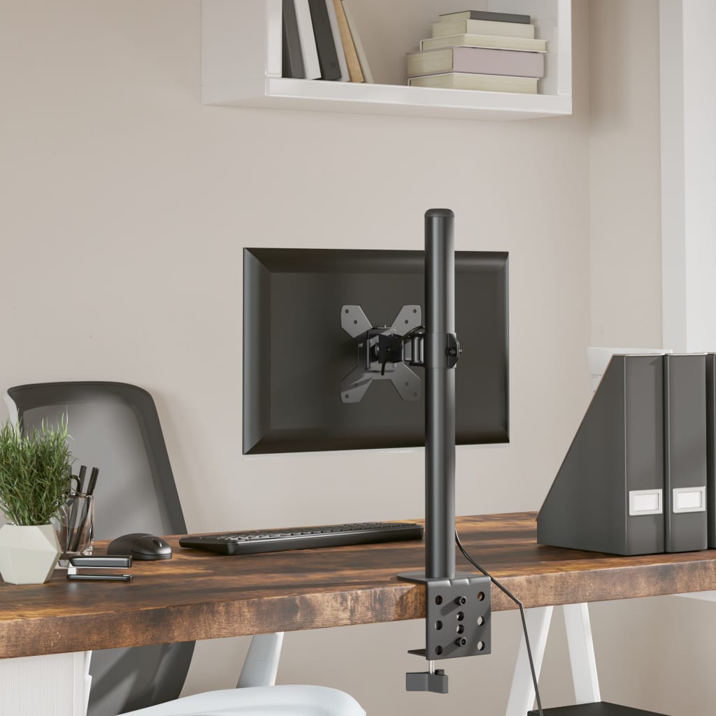 Monitorbeugel Vesa 75/100 Mm Zwart Staal Enkel (zonder arm)