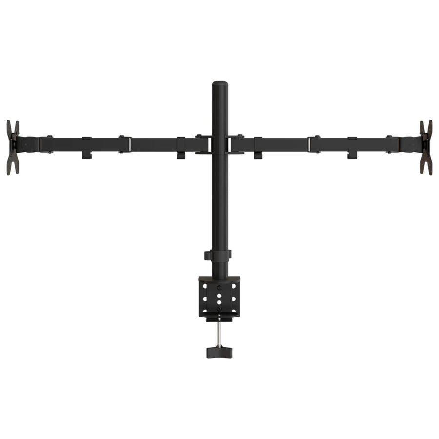 Monitorstandaard Vesa 75/100 Mm Staal Zwart Dubbel