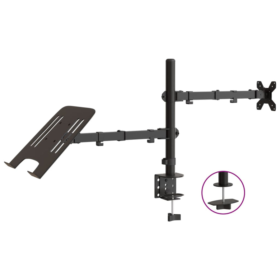 Monitorbeugel Vesa 75/100 Mm Zwart Staal