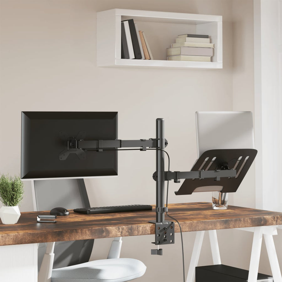 Monitorbeugel Vesa 75/100 Mm Zwart Staal