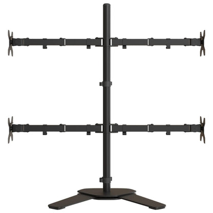 Monitorbeugel Vesa 75/100 Mm Zwart Staal quad