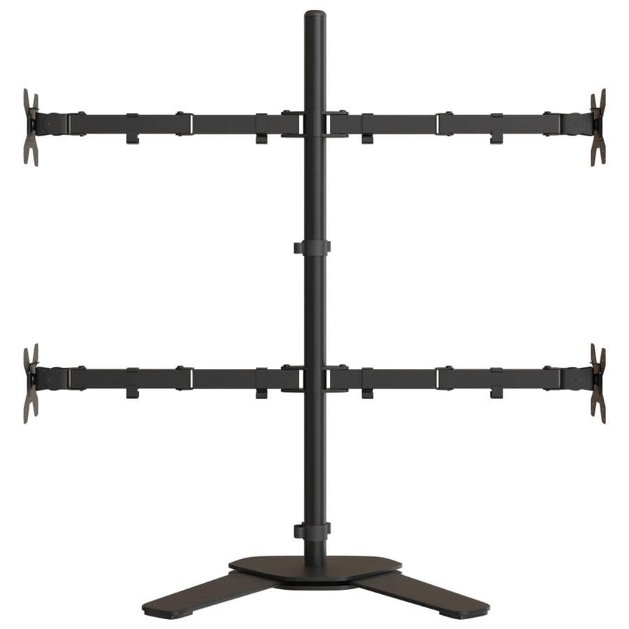 Monitorbeugel Vesa 75/100 Mm Zwart Staal quad