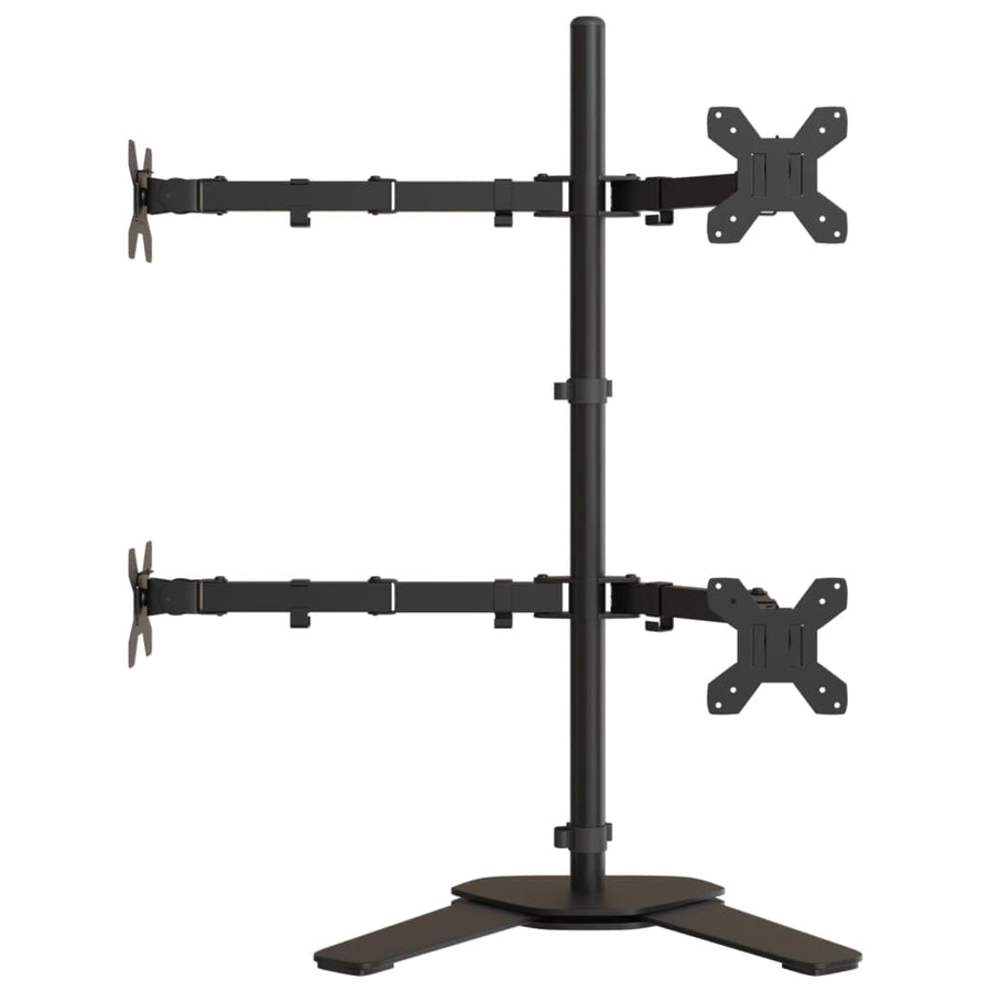 Monitorbeugel Vesa 75/100 Mm Zwart Staal quad