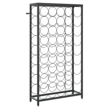 Wijnrek Voor 45 Flessen Smeedijzer Zwart 54 x 18 x 100 cm