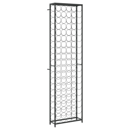 Wijnrek Voor 95 Flessen 54X18X200 Cm Smeedijzer Zwart 54 x 18 x 200 cm